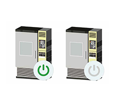 運転状態のランプ表示