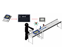 ワーク個数を重さ判定
