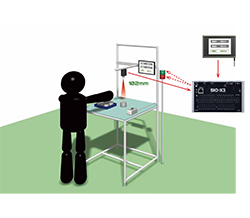 ワークの寸法チェック