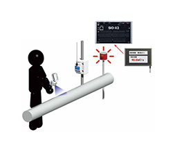 塗装工程の吹き付け量チェック
